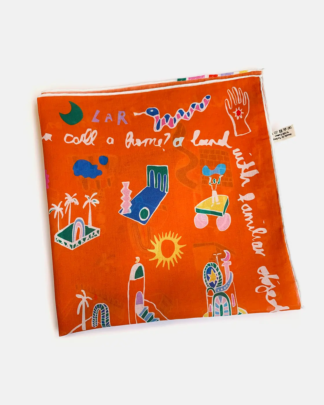 Toteme Orange Cotton Bandana