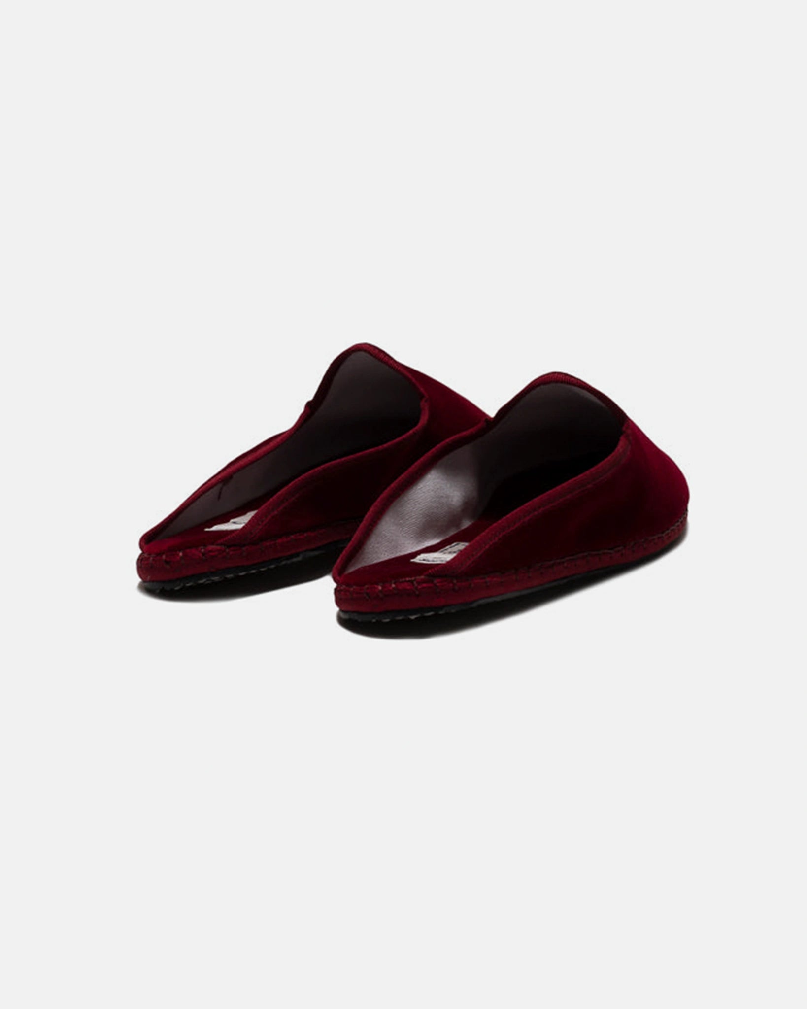 Red Wine Velvet Slippers