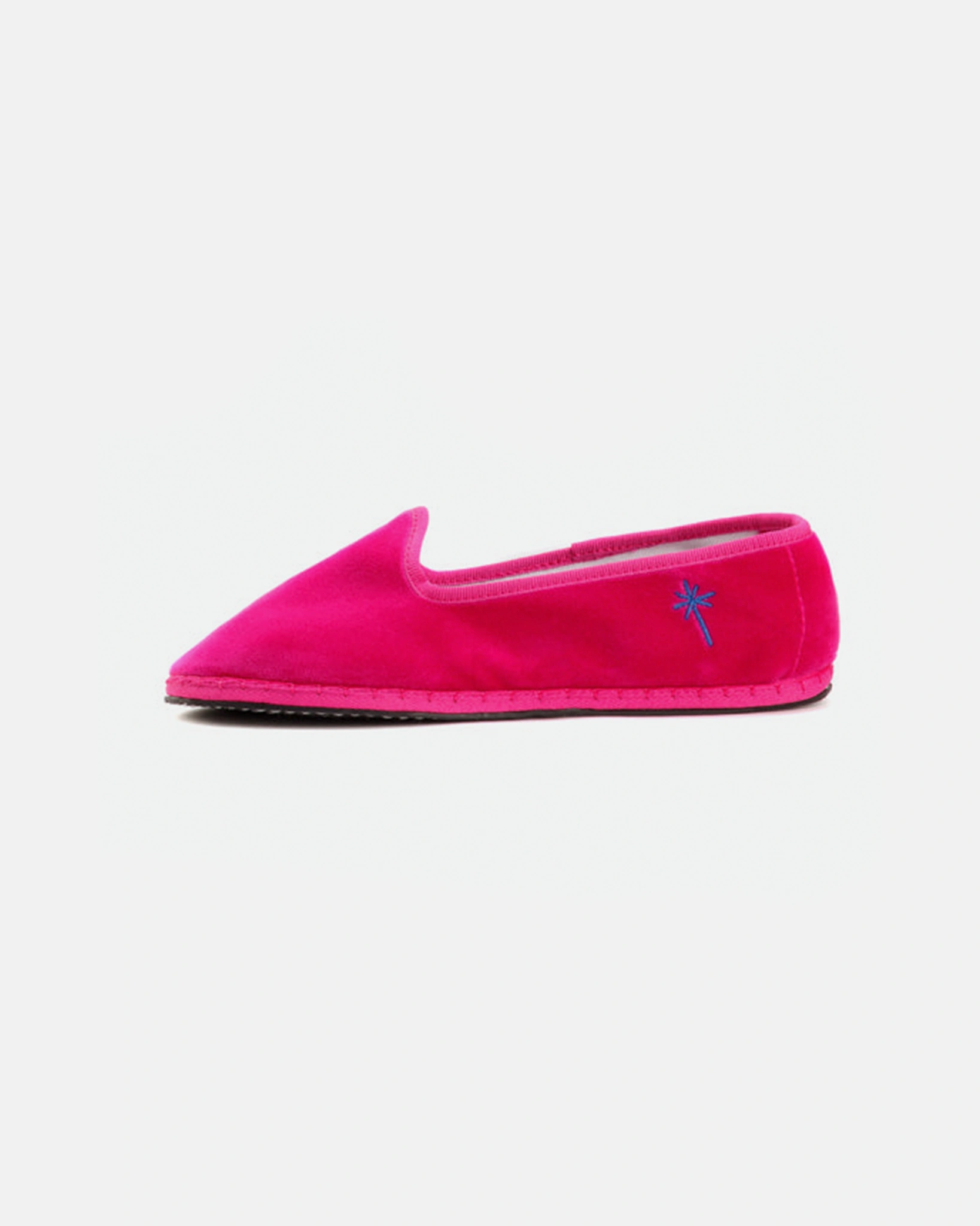 Fuchsia Velvet Friulane Shoes