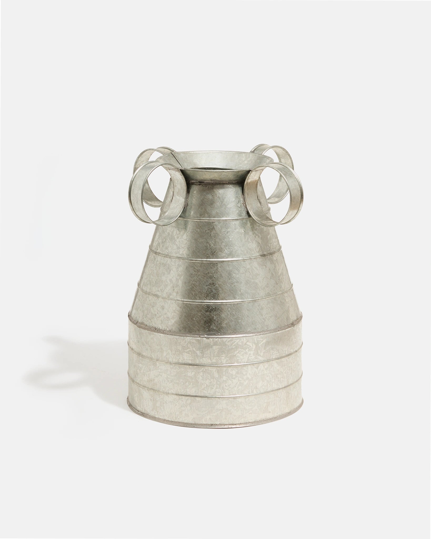 GALVANIZED TIN VASE - FLORERO #7