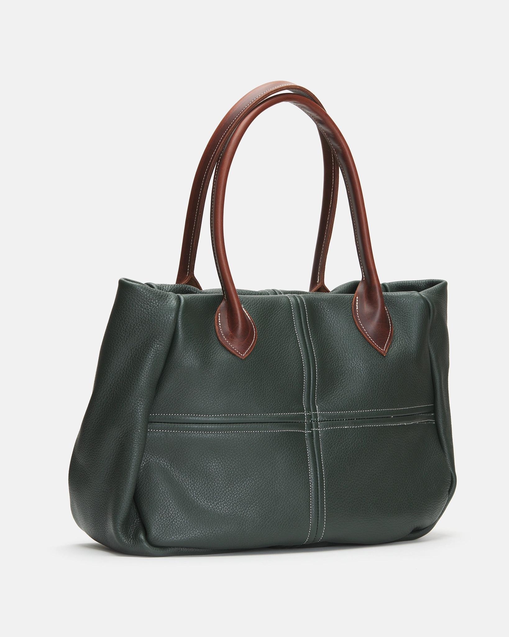 Star Tote Bag in Forrest Leather