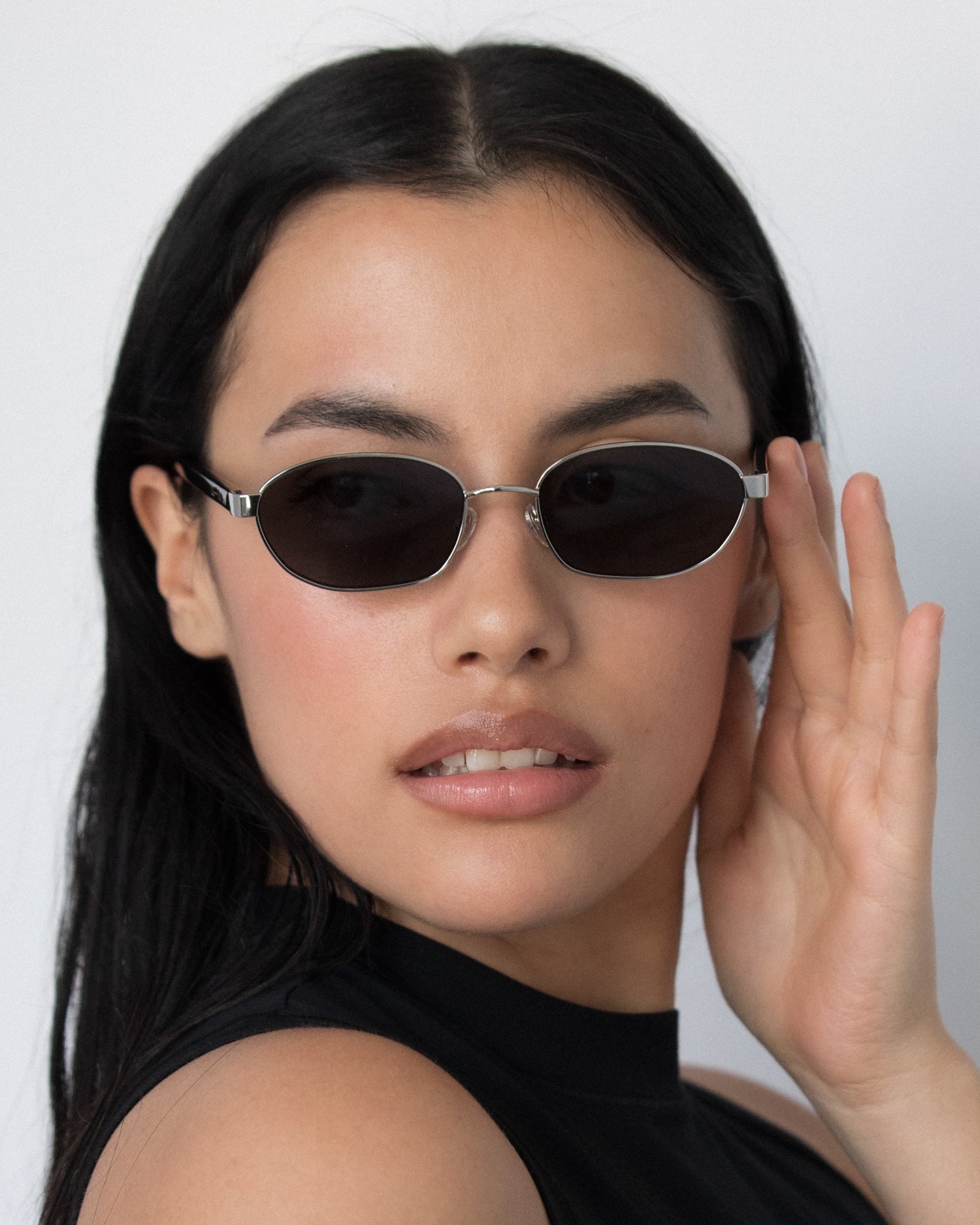 Lara Silver Sunglasses