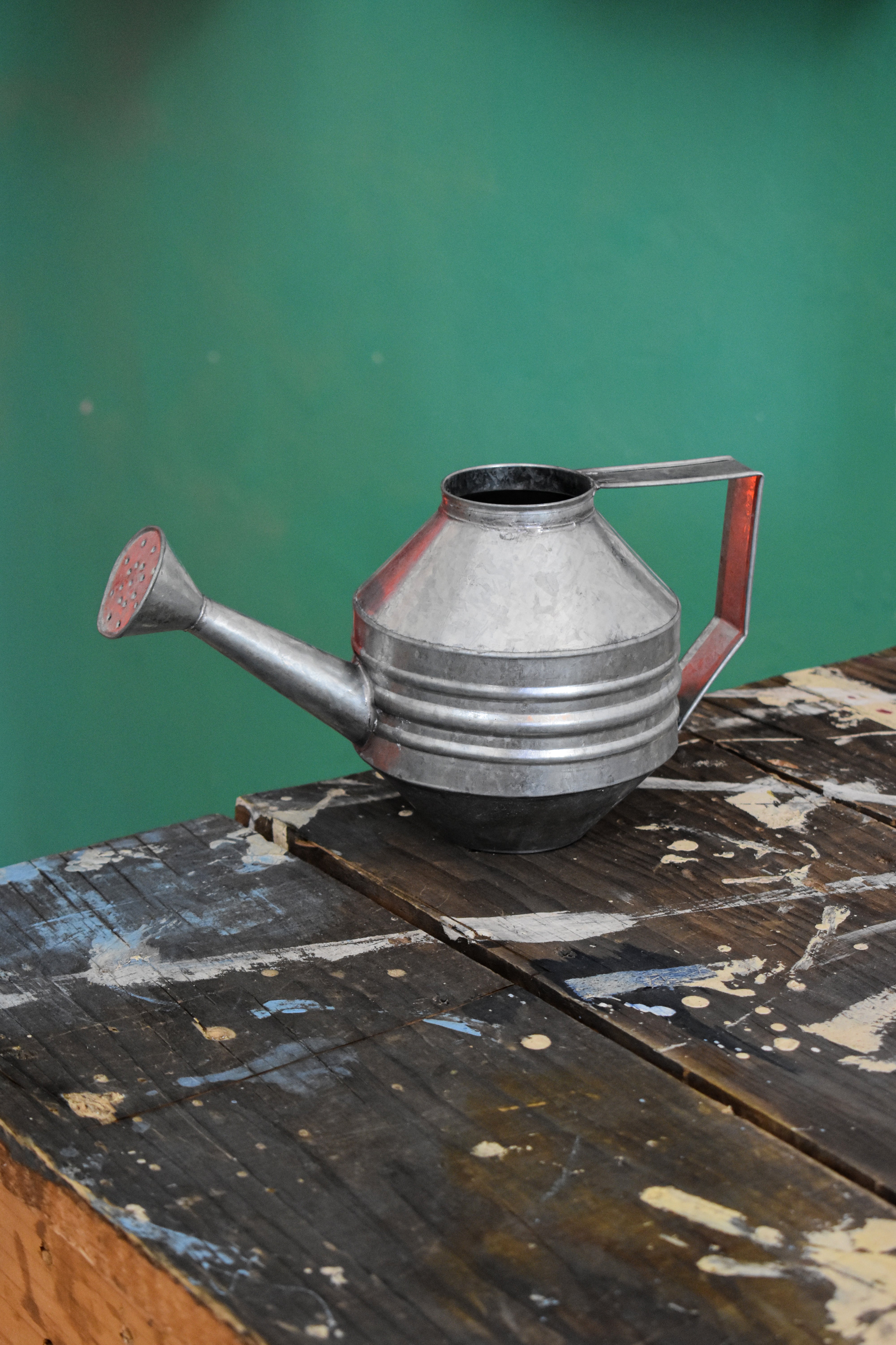 GALVANIZED TIN WATERING CAN - REGARDERA #5