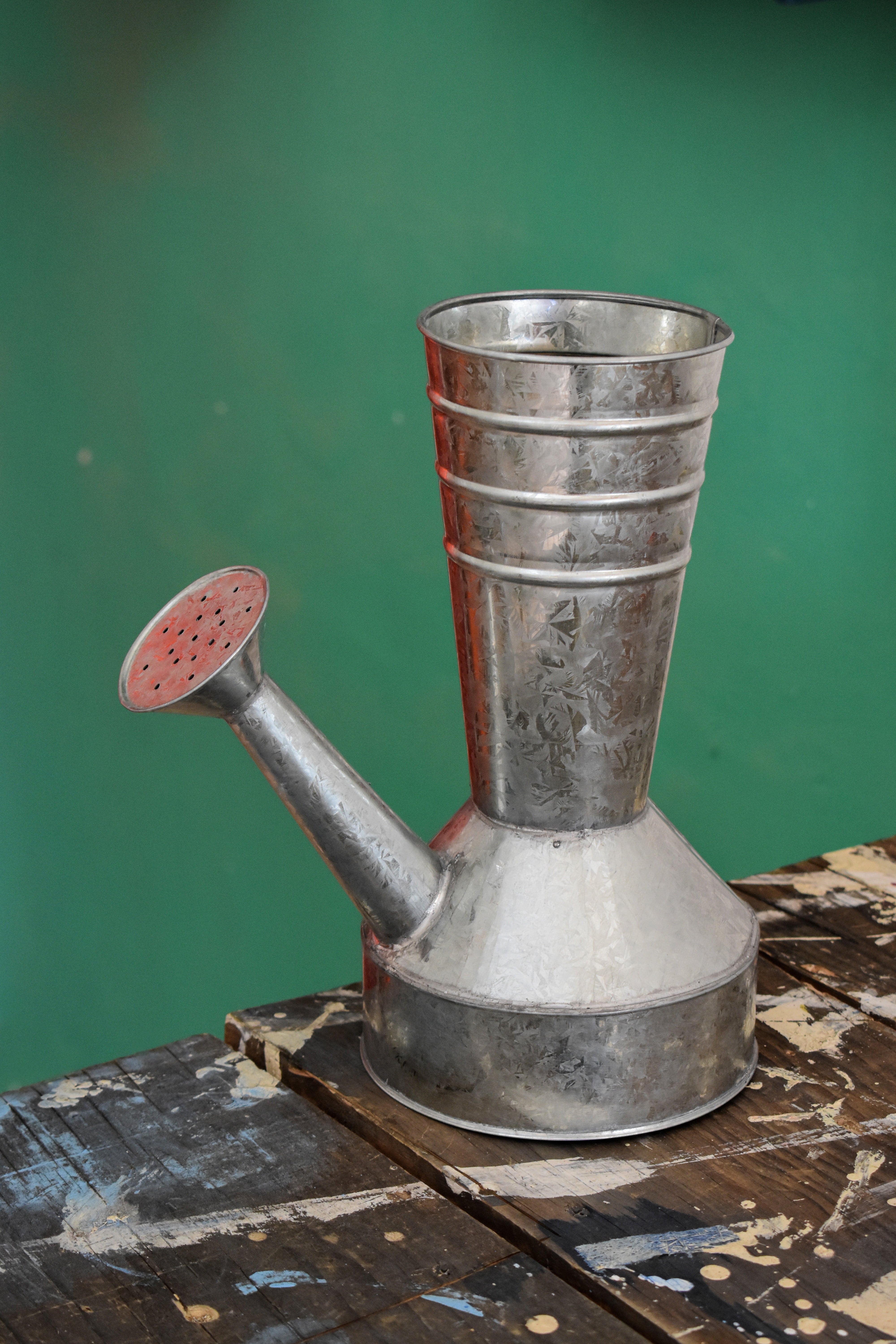 GALVANIZED TIN WATERING CAN - REGARDERA #7