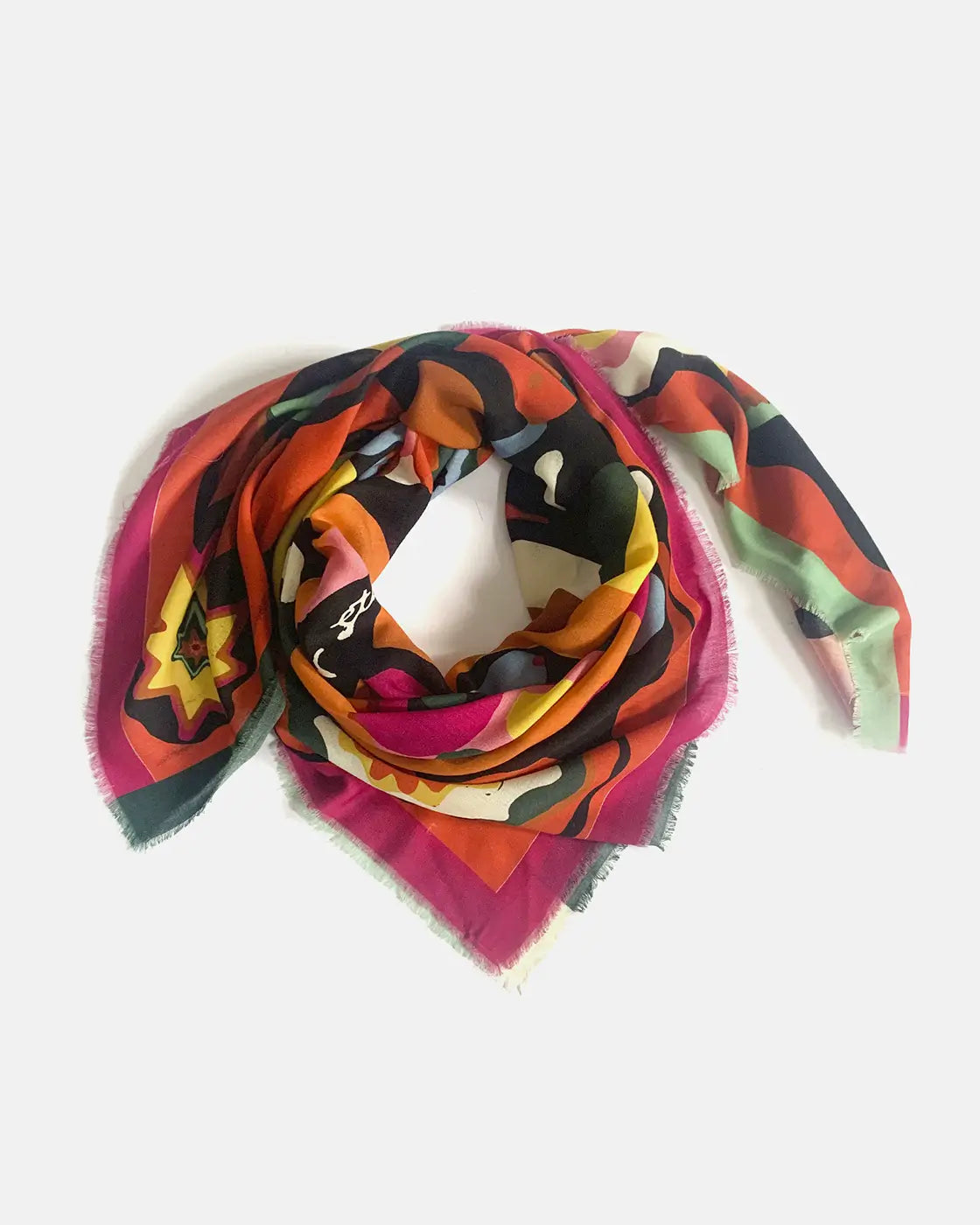 Jugo Multicolor Wool Scarf